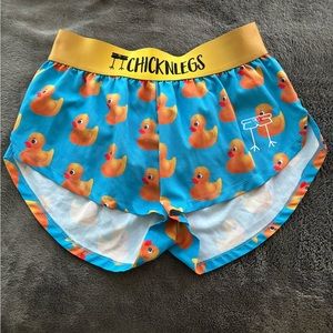 Chicken legs running shorts